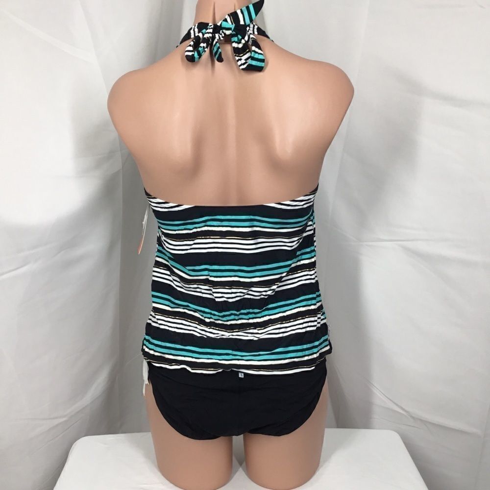 Captiva Escape Belted Hipster Tankini Swimsuit (E) - Picture 3 of 8